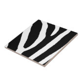 ZEBRA STRIPES (zwart-wit) Tegeltje (Zijkant)