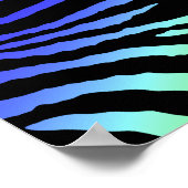 ZEBRA STRIPES: ZWARTE LICHTING POSTER (Hoek)