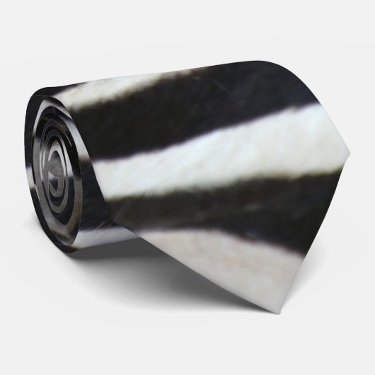 Zebra  stropdas (Opgerold)