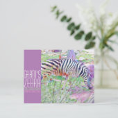 Zebra subsidie [Briefkaart] Briefkaart (Staand voorkant)