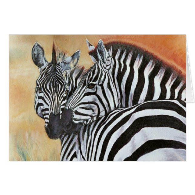 "Zebra Sunset" (Voorkant Horizontaal)