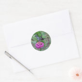 Zebra Swallowtail Ronde Sticker (Envelop)