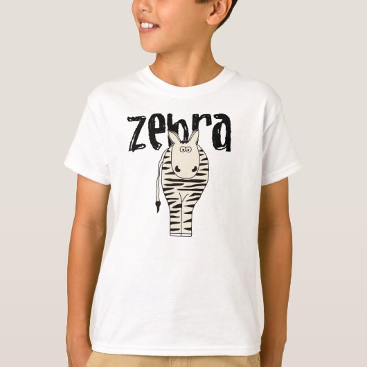 Zebra T-shirt (Voorkant)