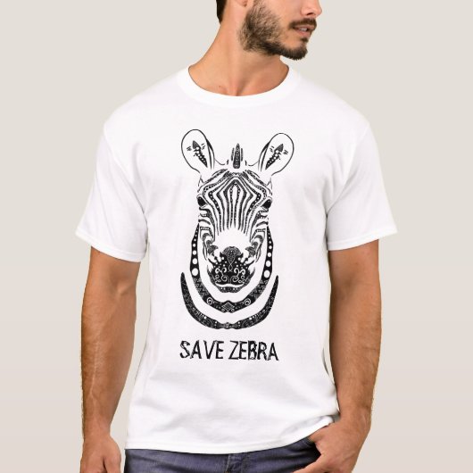 Zebra T-shirt (Voorkant)