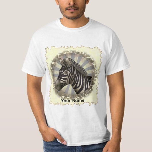 Zebra  t-shirt (Voorkant)
