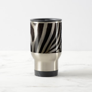 Zebra Tasse de voyage en acier inoxydable.