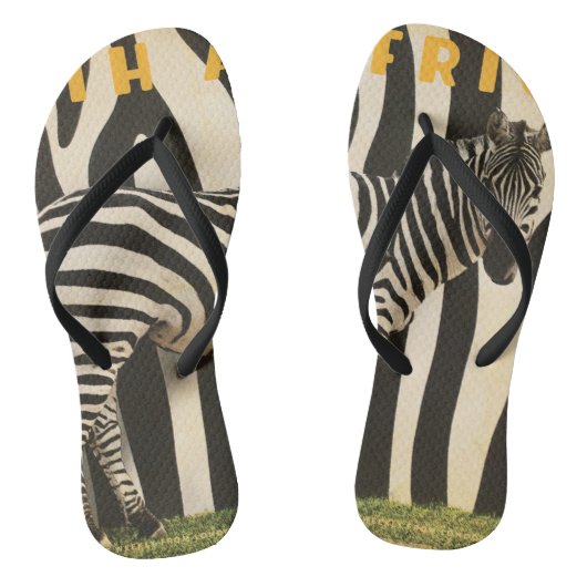  Zebra Teenslippers (Voetbed)