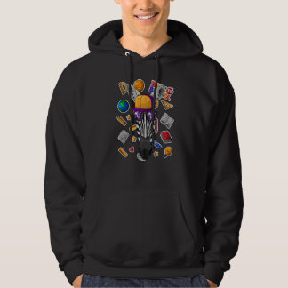 Zebra terug naar school eerste schooldag Afrikaans Hoodie