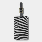 Zebra Textuur Bagage Label (Voorkant verticaal)
