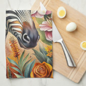 Zebra Theedoek (Quarter Fold)