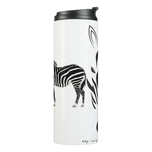 "Zebra" Thermosbeker (Gedraaid links)