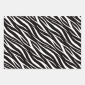 Zebra Tiger & Tabby Print Cute Modern Pattern Inpakpapier Vel (Voorkant 2)