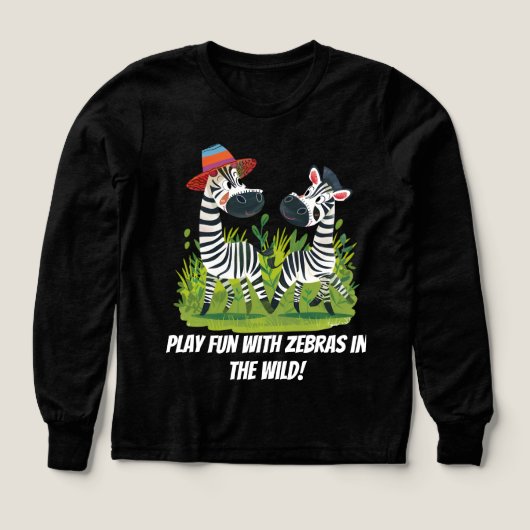 Zebra Twins in in the Wild et nom personnalisé (Motif recto)