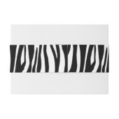 Zebra Uitnodigingen Wikkel (Achterkant Voorbeeld)