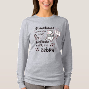 Zebra van het Syndroom van Ehlers-Danlos T-shirt