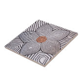 Zebra ventilator tegeltje (Zijkant)