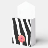 Zebra-ventilatorpatroon met ventilator bedankdoosjes (Geopend)
