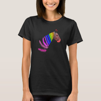 Zebra Veren LGBTQ Vlag Pride Maand Trots LGBTQ  T-shirt