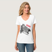 Zebra versie t-shirt (Voorkant volledig)