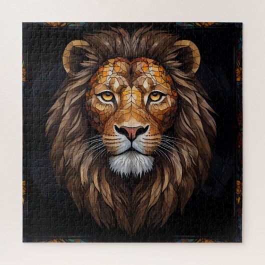 Zebra Vibrant Mozaïek Legpuzzel (Verticaal)