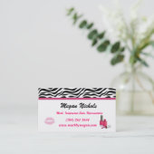 Zebra Visitekaartje (Staand voorkant)