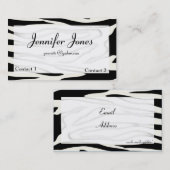 Zebra Visitekaartje (Voorkant / Achterkant)