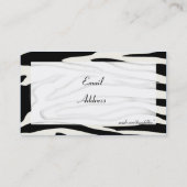 Zebra Visitekaartje (Achterkant)