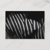 Zebra Visitekaartje (Achterkant)