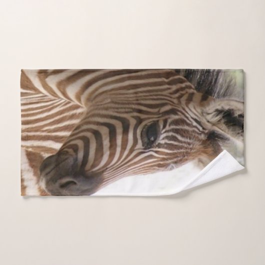 Zebra voor handdoekjes bad handdoek (Handdoek)