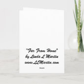 Zebra voor kerst feestdagen kaart (Achterkant)