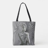 Zebra Vrouw Draagtas (Achterkant)