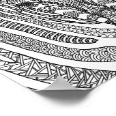 Zebra Wall Art, Wall Art, Zebra Poster (Hoek)