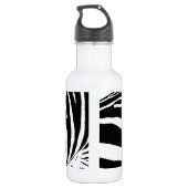 zebra waterfles (Achterkant)