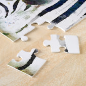 Zebra Waterverf Legpuzzel (Zijkant)