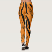 Zebra Wild Animal Pattern Leggings (Achterkant)