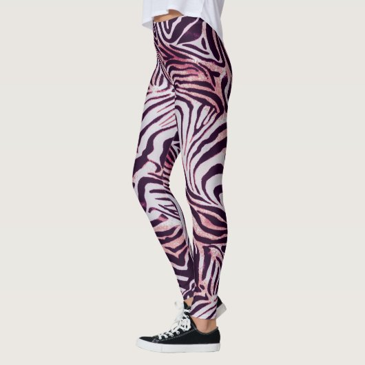 Zebra Wild Animal Pattern Leggings (Links)