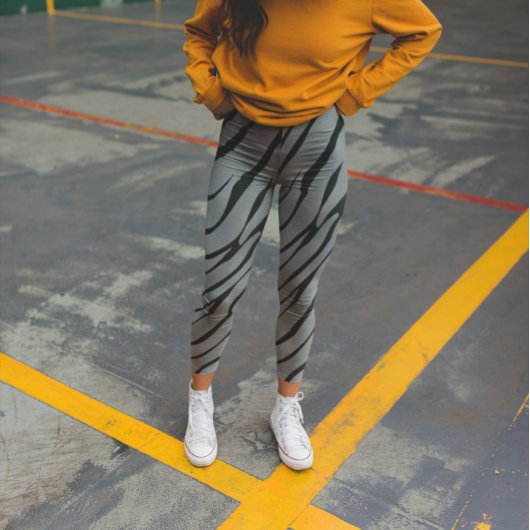 Zebra Wild Animal Pattern Leggings