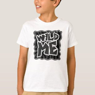 Zebra Wild me Black en Grey T-shirt