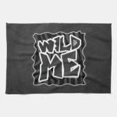 Zebra Wild me Black en Grey Theedoek (Horizontaal)