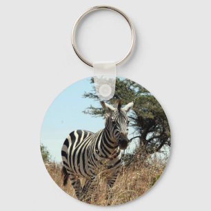 zebra wild sleutelhanger