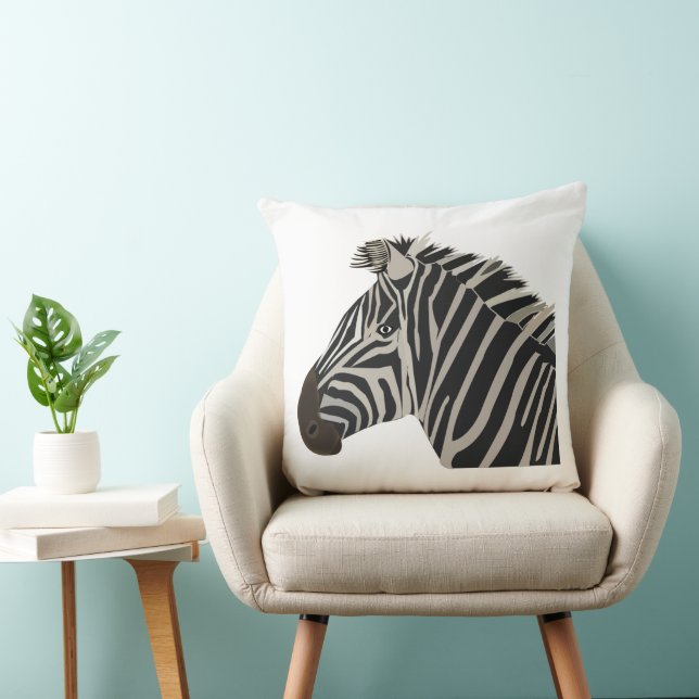 Zebra-wildlife-kussensloop Kussen (Stoel)