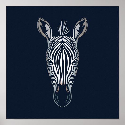 Zebra Wildlife Print | Dierlijke Zebra (Voorkant)