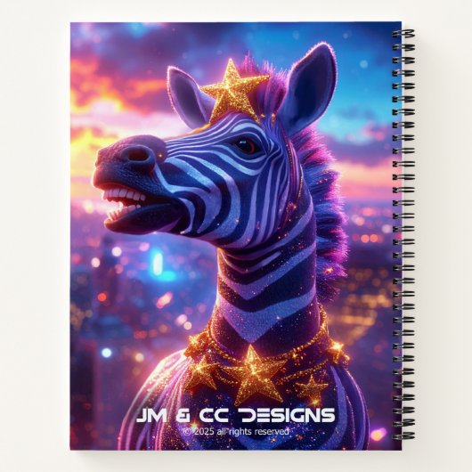 ZEBRA ZANZIBAR NOTITIEBOEK (Achterkant)