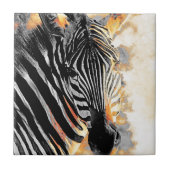 zebra #zebra tegeltje (Voorkant)