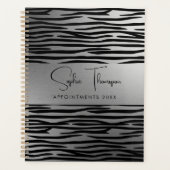 Zebra Zilver Nieuwjaar Planner (Voorkant)