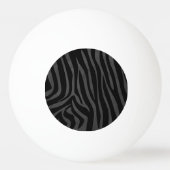 Zebra, zwart en grijs afdrukken pingpongballen (Voorkant)