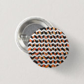 Zebra, zwart en Oranje afdrukken Ronde Button 3,2 Cm (Voorkant /achterkant)