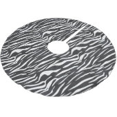 Zebra zwart-wit - kerstboomrokken kerstboom rok (Gekanteld)