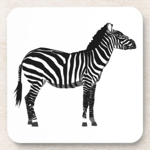 Zebra - Zwart-wit Onderzetter