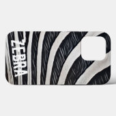 Zebra zwart-wit ontwerp voor Dierenvriend Case-Mate iPhone Case (Achterkant (horizontaal))